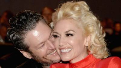 Gwen Stefani y Blake Shelton.